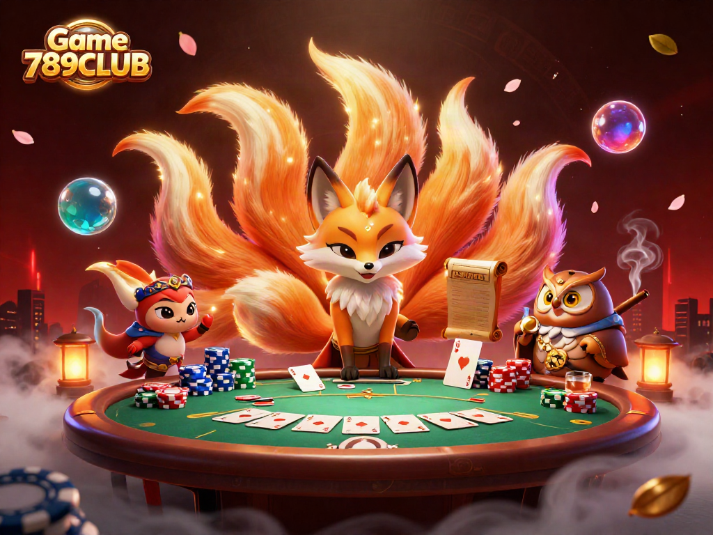 Engage with immersive gameplay at Game 789CLUB, featuring vibrant characters and dynamic casino elements.